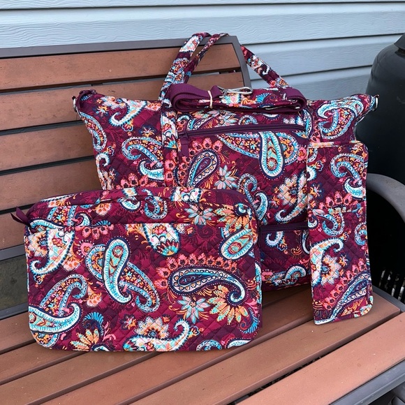 Vera Bradley Paisley Jamboree Travel Set - Picture 16 of 16